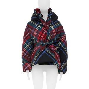 Norma Kamali hooded sleeping bag coat